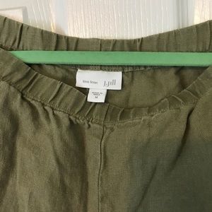 J. Jill linen Capris pants